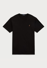 SOFT COTTON CREWNECK T-SHIRT - Paprasti marškinėliai - black