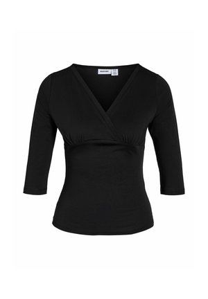 Noisy May, 3/4 SLEEVED TOP NMJUNE - T-shirt à manches longues - black