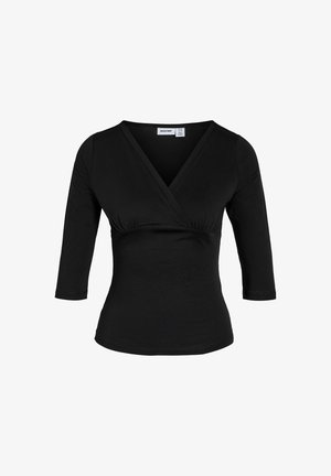 Noisy May, 3/4 SLEEVED TOP NMJUNE - T-shirt à manches longues - black