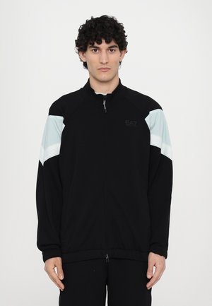 EA7 Emporio Armani Užtrauktuku užsegamas treningas - black