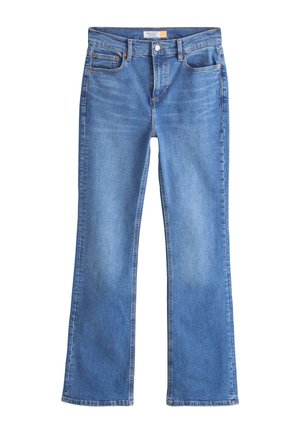Next, REGULAR FIT - MID RISE STRETCH BOOTCUT JEANS  . - Jean bootcut - mid blue denim