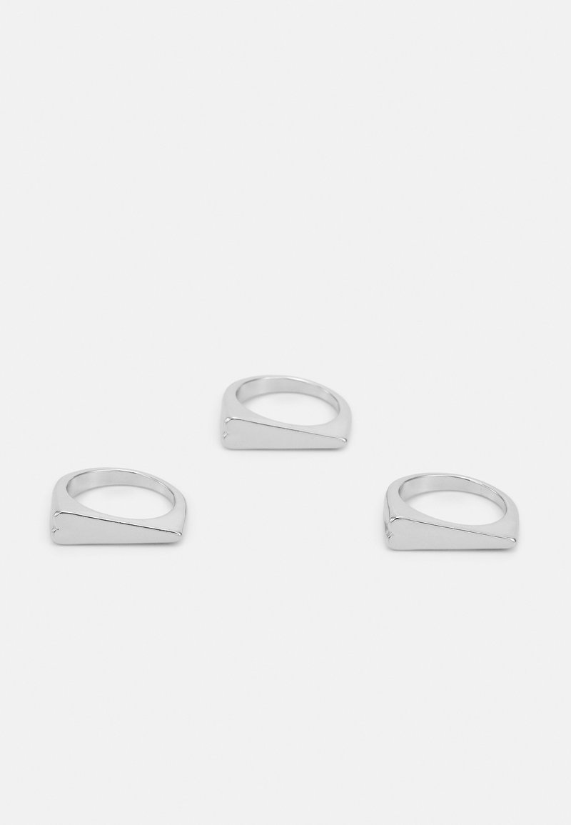 Jack & Jones JACZANTI 3 PACK UNISEX - Ringe - silver coloured