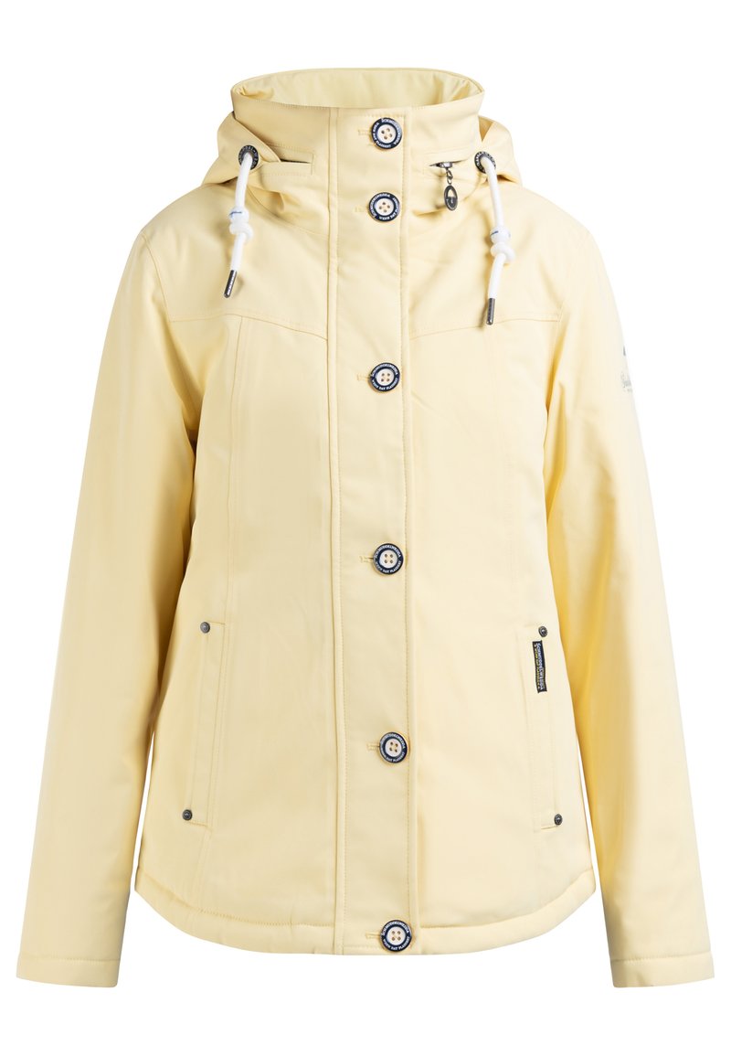 Schmuddelwedda Winterjas lichtgeel