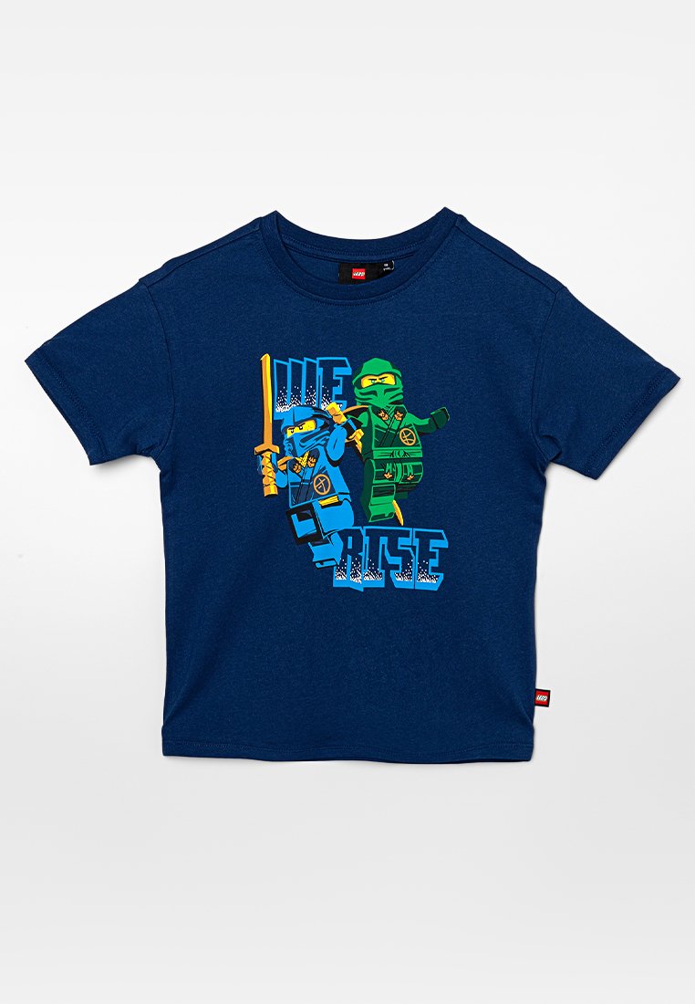 LEGO® kidswear T-shirt print donkerblauw