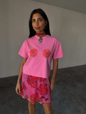 ROSE - T-shirts med print - pink