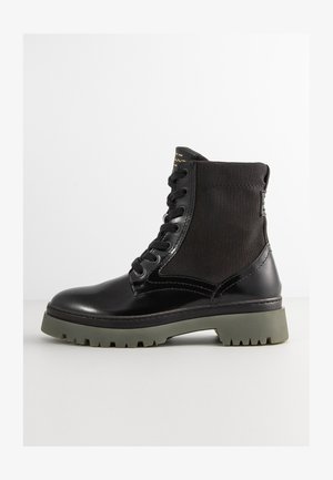 GANT, ALIGREY - Platform ankle boots - black olive