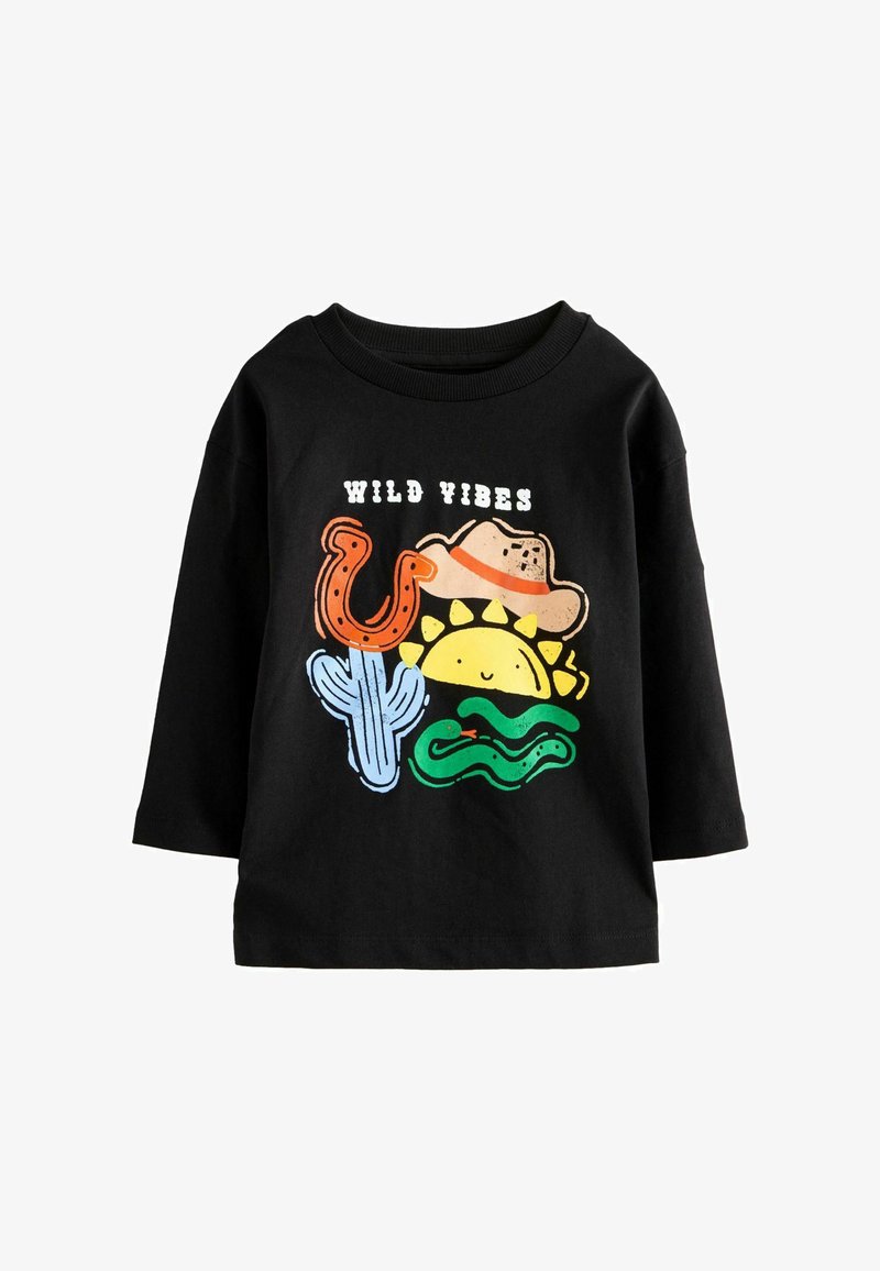 Next REGULAR FIT - Ilgarankovis viršutinės dalies drabužis - black wild vibes