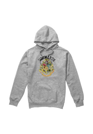 Cotton Soul, HARRY POTTER HOGWARTS CREST - Hoodie - mottled light grey