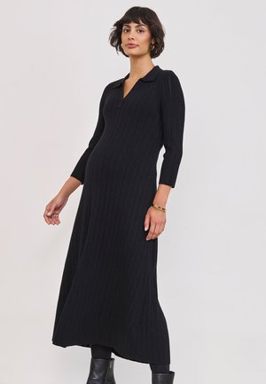 Seraphine, MATERNITY MIDI - Strikkjoler - black