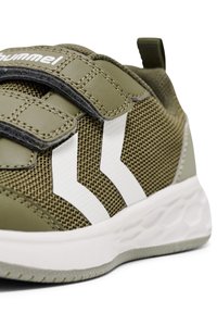 Hummel TURBO RUN 1.0 JR - Sneakers - dusty olive
