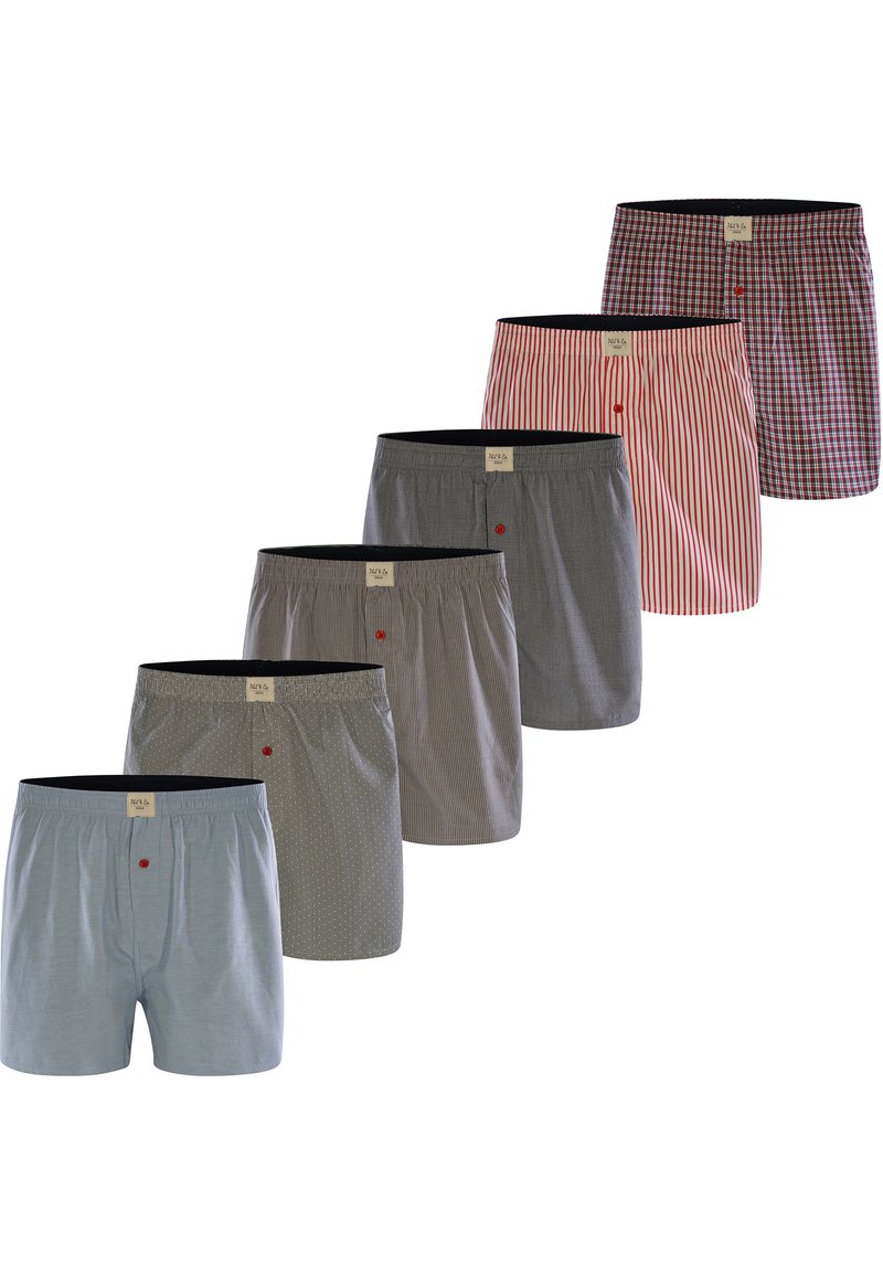 Phil & Co. Berlin 6-PACK CLASSIC - Boxer  - mottled dark grey