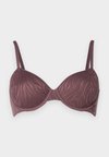 LIGHTLY LINED DEMI SHEER MARQ LACE - Podprsenka bez kostíc - keepsake rose