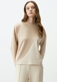 CREW NECK TRANSITION  - Sweatshirt - beige