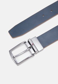Tommy Hilfiger DENTON - Cintura - military denim/tan