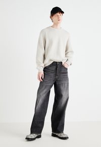 Weekday ASTRO LOOSE BAGGY - Baggy jeans - ash black