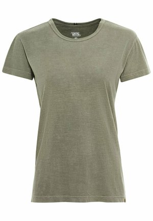 camel active KURZARM - T-shirt basique - light khaki
