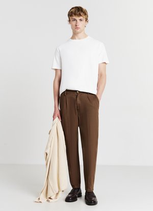 Calliope LAVORATO - T-shirt basic - bianco lana