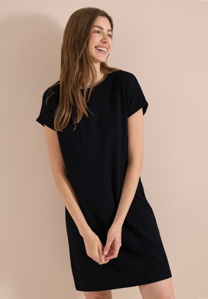 Cecil, KNEE-LENGTH DRESS MADE OF JERSEY - Robe t-shirt - black