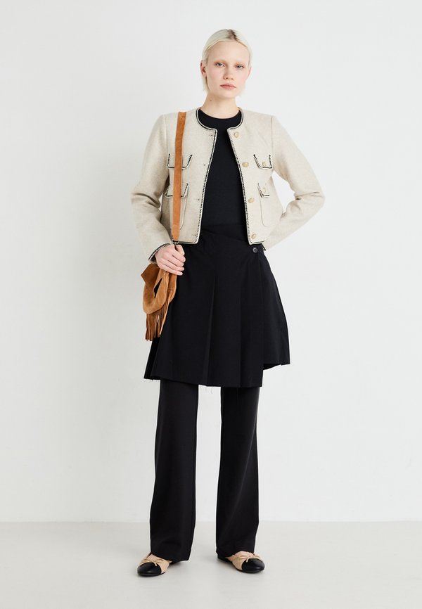 VMFORTUNEBAND SHORT JACKET - Summer jacket - oatmeal melange2