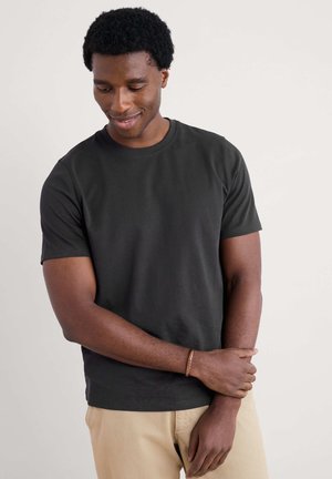 MERTHEN - T-shirt basic - black - onyx