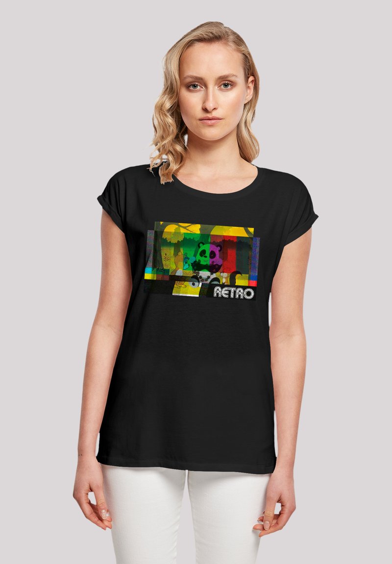 F4NT4STIC TAO TAO CASSETTE - Print T-shirt - schwarz