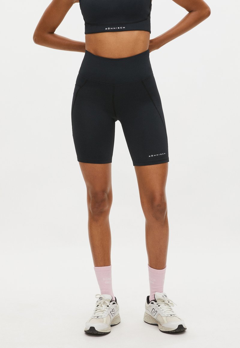 Röhnisch FLATTERING HIGH WAIST BIKE - Tights - black
