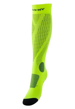 FLOKY Chaussettes hautes - giallo fluo