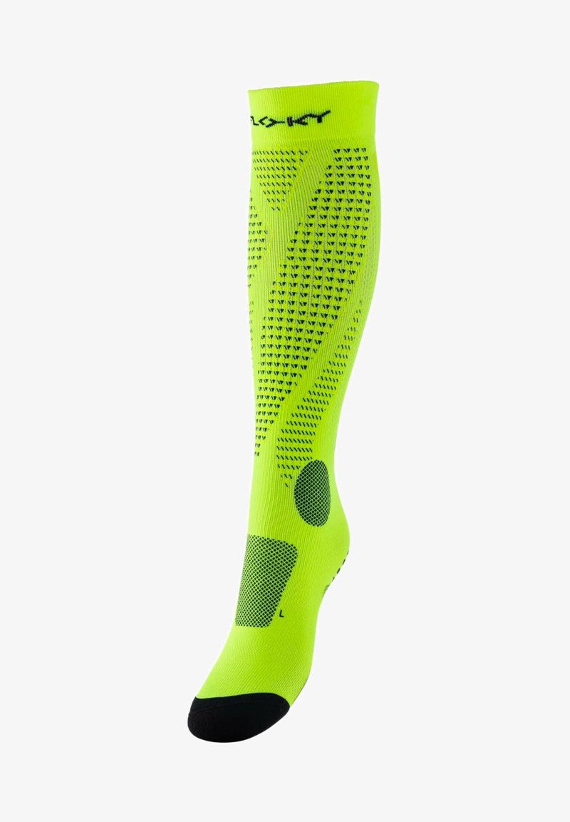 FLOKY Chaussettes hautes - giallo fluo