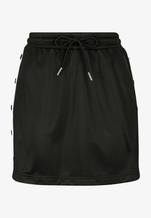 Urban Classics, LADIES TRACK SKIRT - A-snit nederdel - black/white