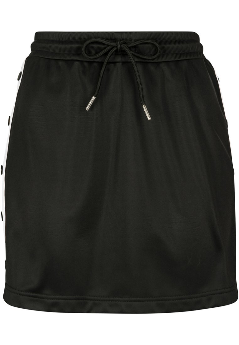 Damen Jeansröcke | Urban Classics Curvy LADIES TRACK SKIRT A-Linien-Rock black/white/schwarz - JX35608 Damen Jeansröcke | Urban Classics Curvy LADIES TRACK SKIRT A-Linien-Rock black/white/schwarz - JX35608