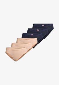 Niewybrane, beige dunkelblau