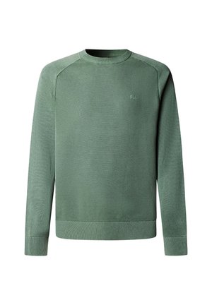 Roheline tekstuuriga pusa ümmarguse kaelusega, soonikkoes varruka- ja alläärtega. Esipaneelil tagasihoidlik kaubamärgi logo, mugav lõige.