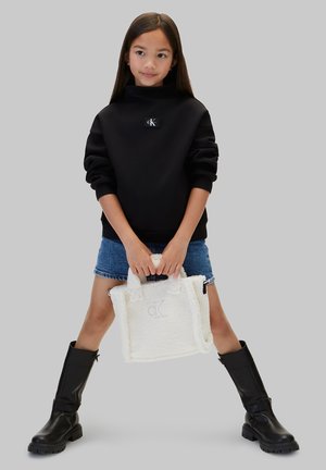 Calvin Klein Jeans, TEDDY TOTE BAG - Borsa a mano - turtledove