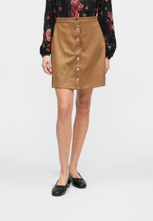 VIMOODY SHORT SKIRT - Minigonna - toasted coconut