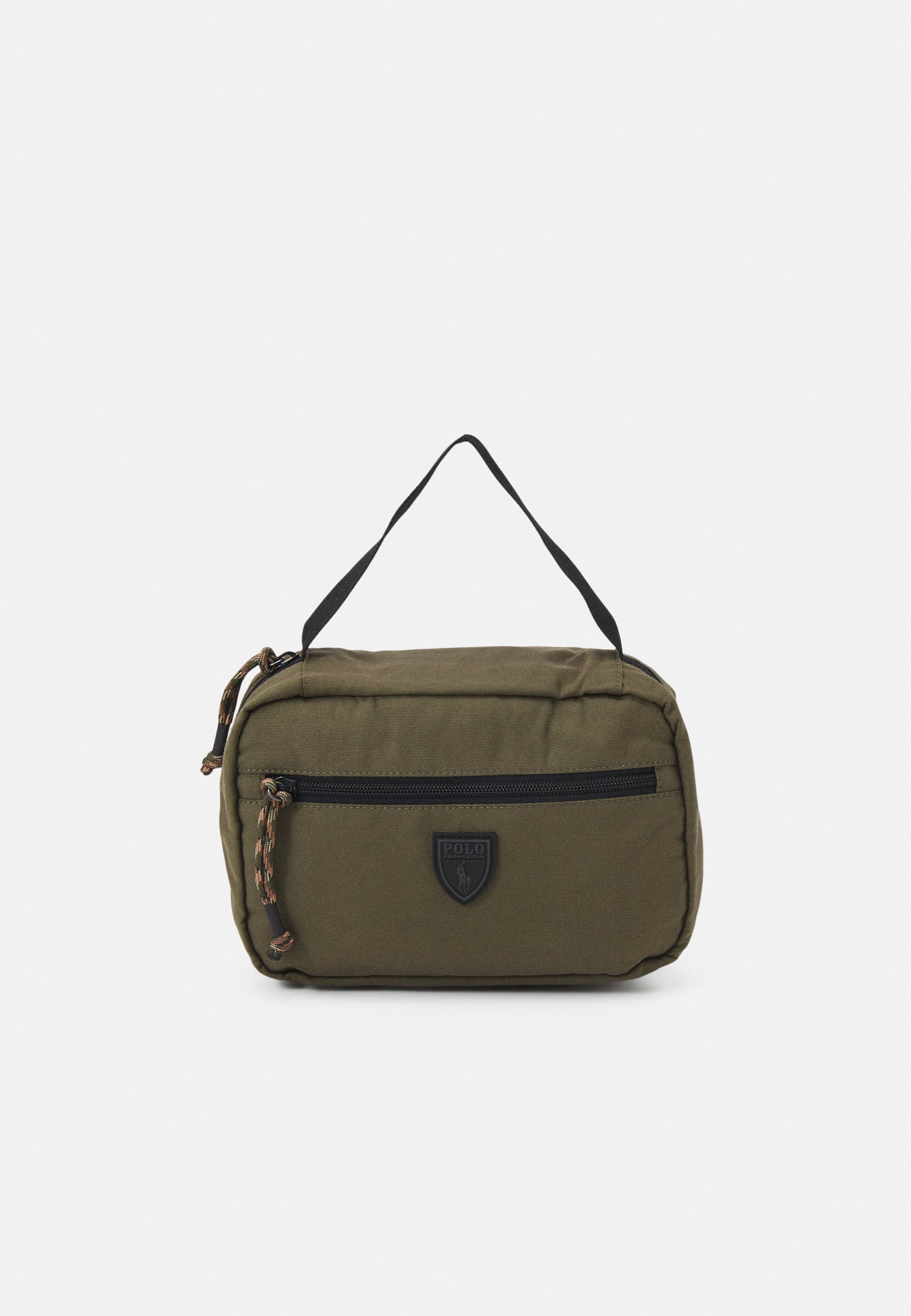 Polo Ralph Lauren MEDIA BAG SMALL UNISEX - Wash bag - olive/khaki -  