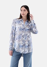 van Laack Camicia - grey white blue