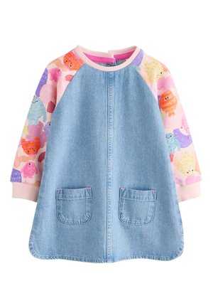 Next REGULAR FIT - RAGLAN - Jeanskleid - pink monster