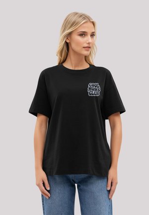 F4NT4STIC COOL MOM MAMA MUTTERTAGS CLUB BESTICKT - T-Shirt print - schwarz