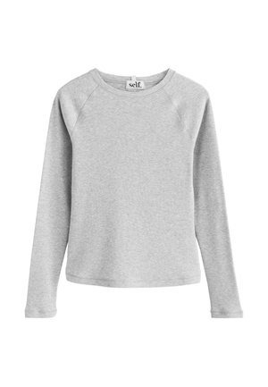 REGULAR FIT- LONG SLEEVE  - Long sleeved top - grey marl