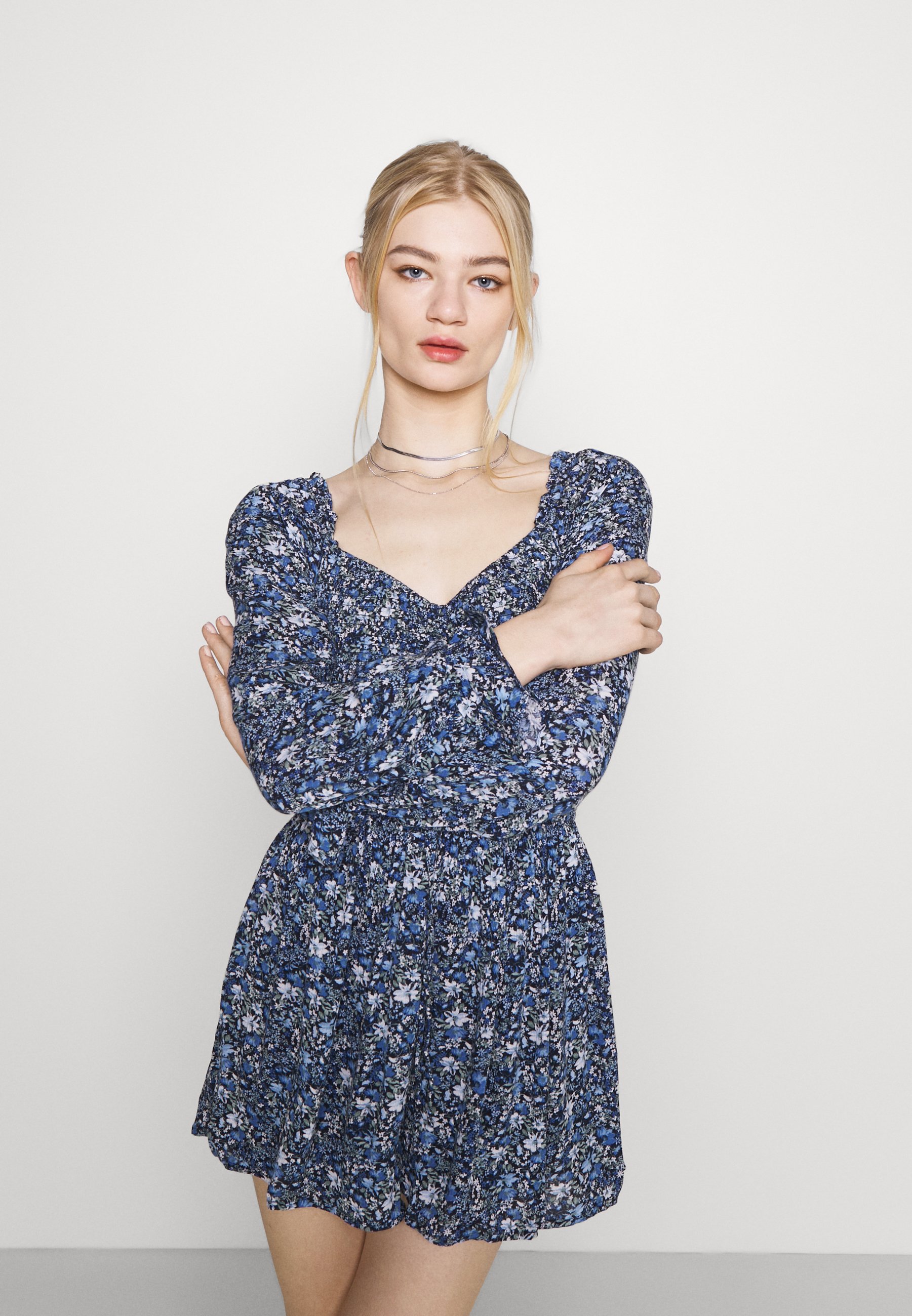 Hollister Co. ROMPER - Jumpsuit - navy 