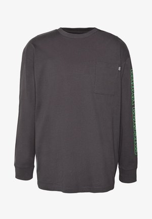 Urban Classics, NEON LOGO BOXY POCKET - Langarmshirt - darkshadow