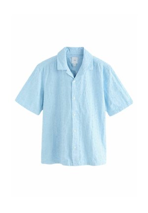 Next REGULAR FIT - TEXTURED SHORT SLEEVE  - Chemise - blue