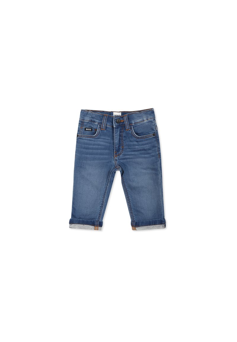 BOSS Kidswear Straight leg jeans blauw denim/bluedenim