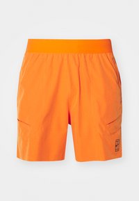 COURT ADVANTAGE - Sports shorts - safety orange/black