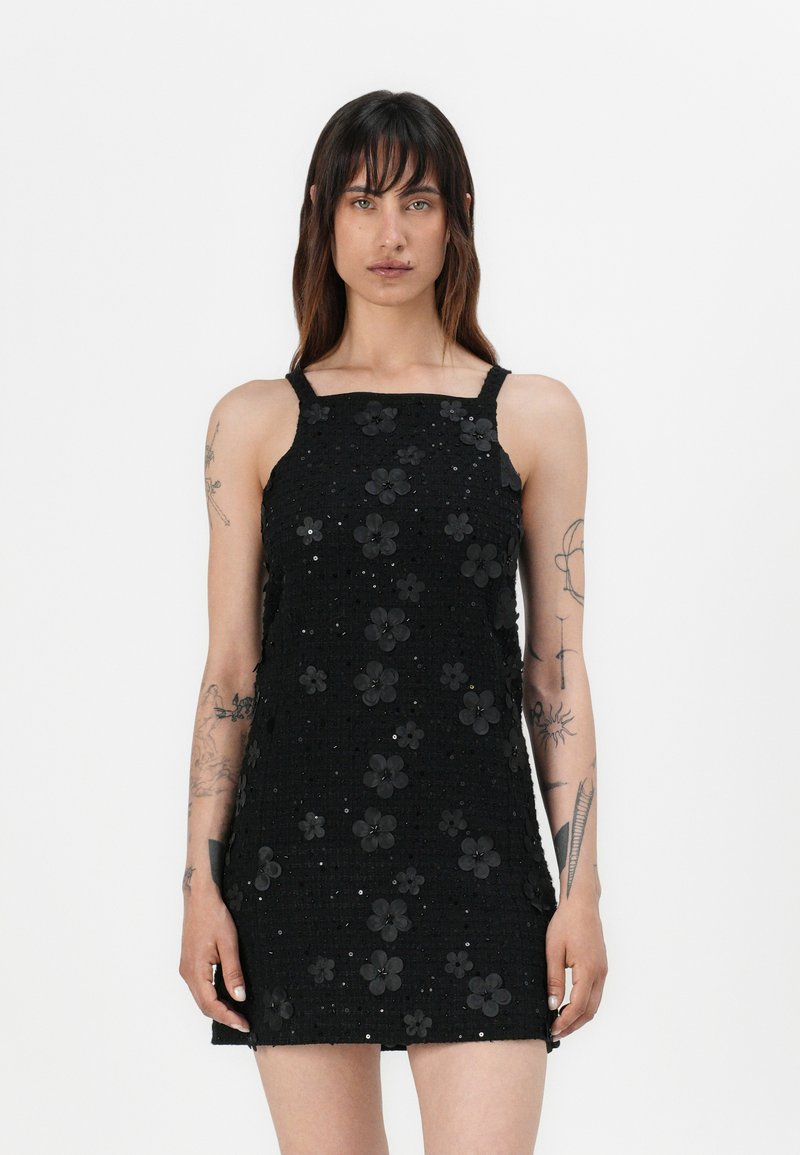 TWINSET DRESS - Koktel haljina / svečana haljina - fiori nero