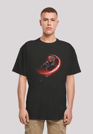 F4NT4STIC DC COMICS AQUAMAN BLACK MANTA FLASH - T-shirt print - black