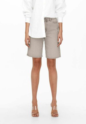 ONLY ONLSONNY HW WIDE - Short en jean - ecru