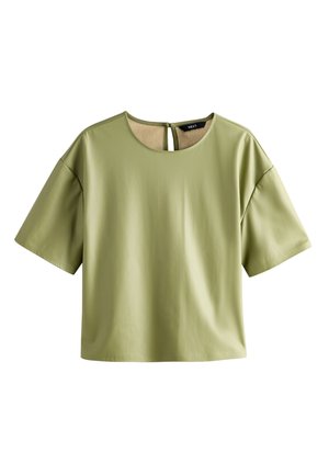 REGULAR FIT SHORT SLEEVE  - Blouse - olive green