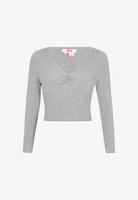 Unselected, light grey melange