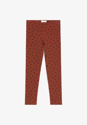 ARKET, ARKET RIBBED LEGGINGS - Leggings - rust blue